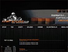 Tablet Screenshot of kartracingclub.pl